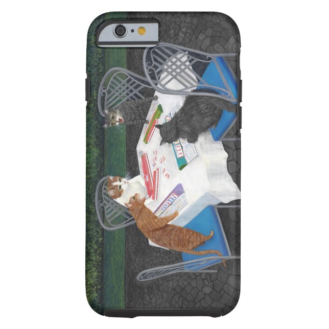 Funda De Case-Mate Para iPhone Meowjongg (Reverso)