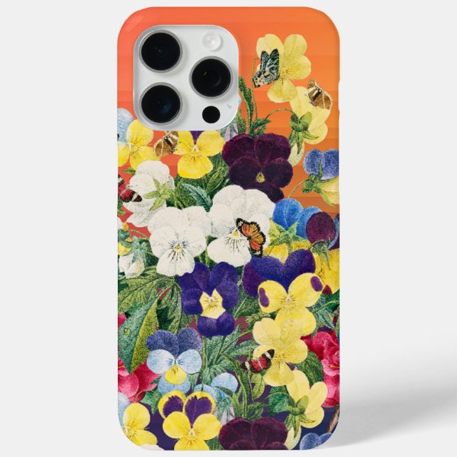 Funda De Case-Mate Para iPhone Mercado de flores (Reverso )