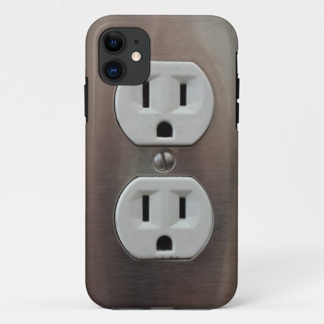 Funda De Case-Mate Para iPhone Mercado del enchufe (Reverso)
