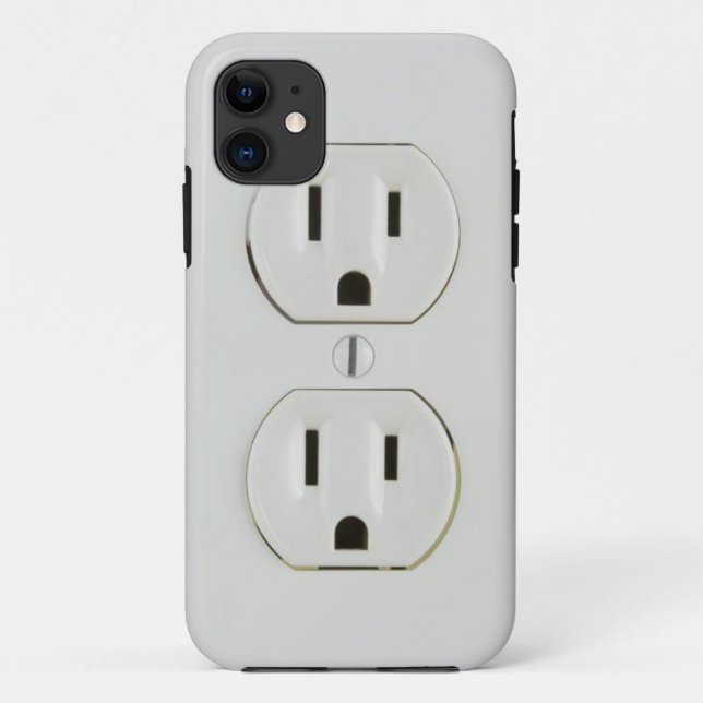 Funda De Case-Mate Para iPhone Mercado eléctrico divertido (Reverso)