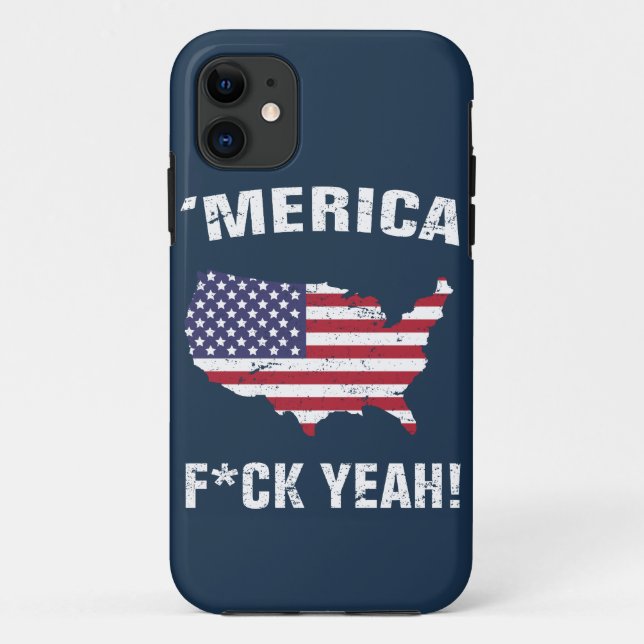 Funda De Case-Mate Para iPhone ¡'Merica Fck sí! (Reverso)