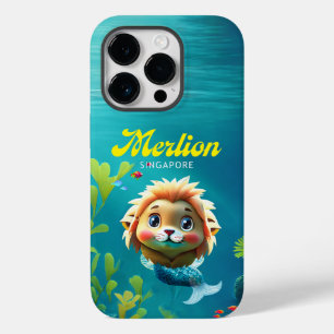 Case-Mate Merlion de Singapur para Funda de iPhone 14 Pro