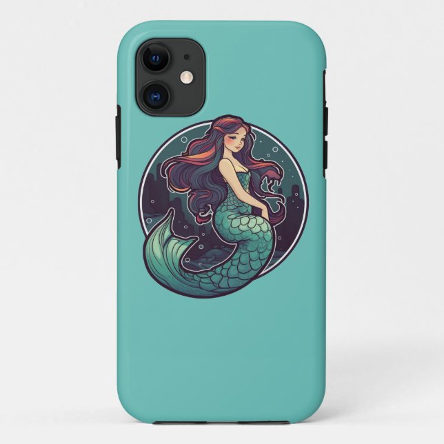Funda De Case-Mate Para iPhone MERMAID #1 Magnet (Reverso)
