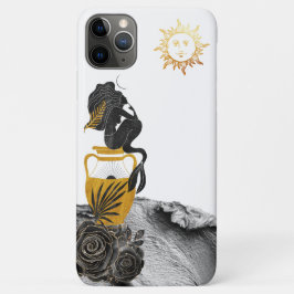 Funda Para iPhone 11 Pro Max *~* Mermaid Mystic Sun Gold Luna