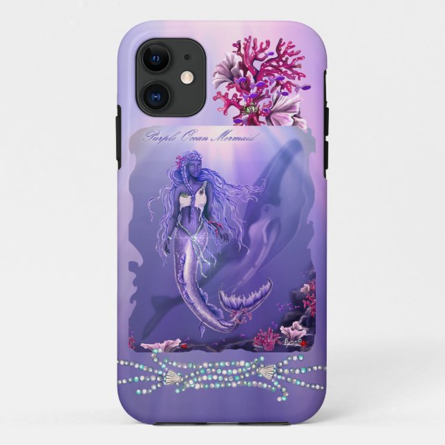 Funda De Case-Mate Para iPhone Mermelada Purple Ocean (Reverso)