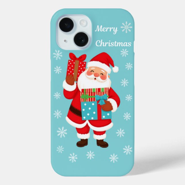 Funda De Case-Mate Para iPhone Merry Christmas  (Reverso )