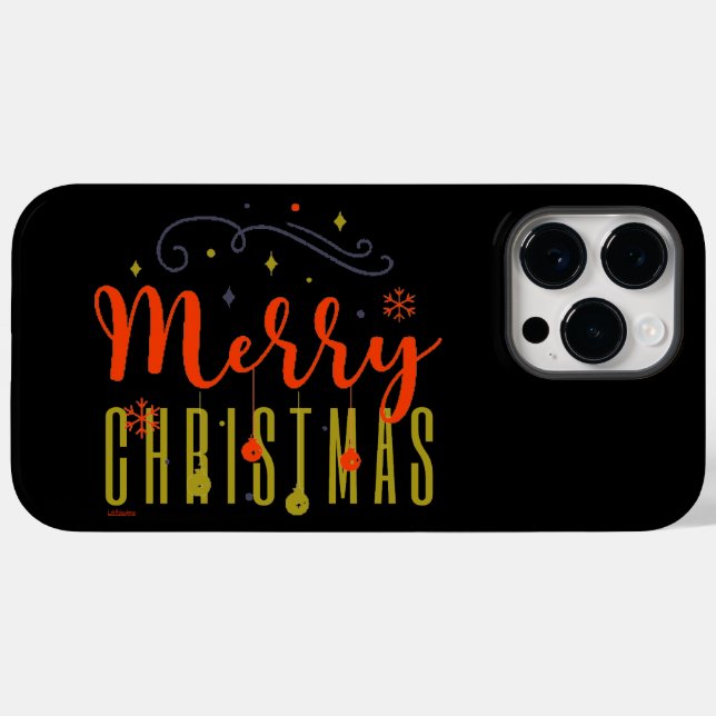 FUNDA DE Case-Mate PARA iPhone MERRY CHRISTMAS (Reverso  (Horizontal))