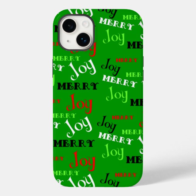 Funda De Case-Mate Para iPhone Merry Joy (Reverso )