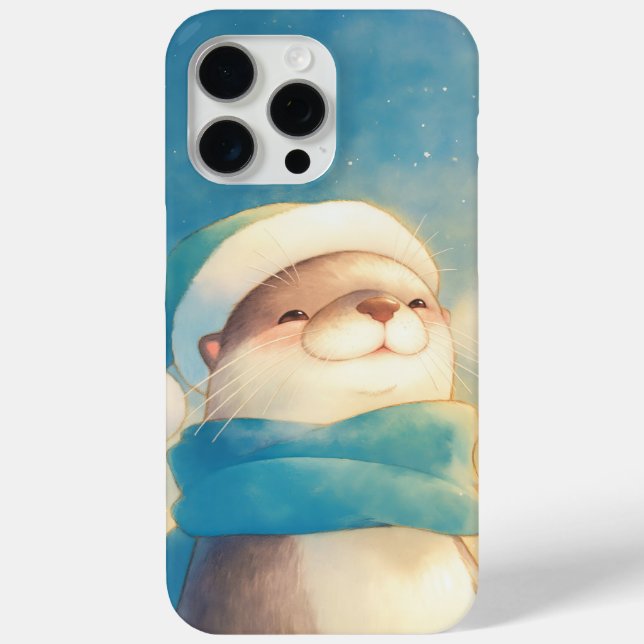 Funda De Case-Mate Para iPhone Merry Otter (Reverso )