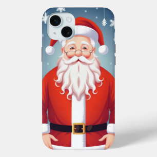 Funda Para iPhone 15 Mini Merry Santa Claus