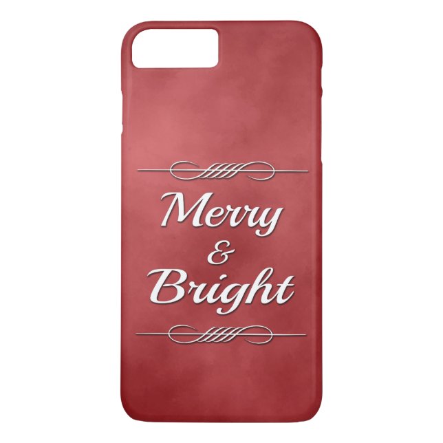 Funda De Case-Mate Para iPhone Merry y Bright (Reverso)