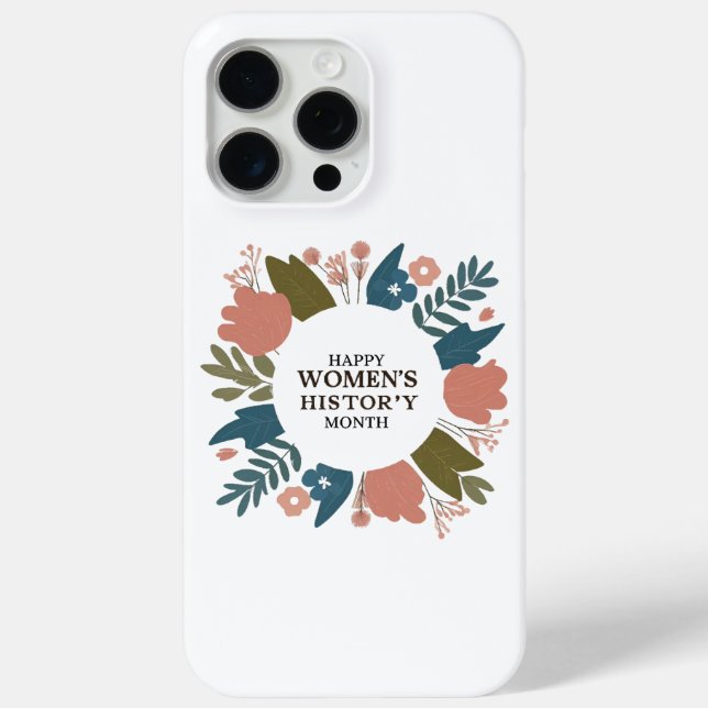 Funda De Case-Mate Para iPhone Mes de la historia de la mujer (Reverso )