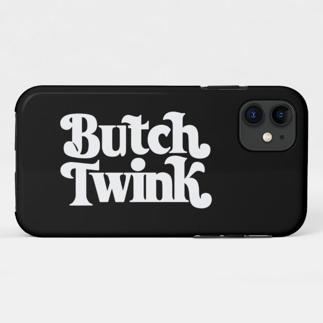 Funda De Case-Mate Para iPhone Mes del orgullo LGBTQ Butch Twink (Reverso (horizontal))