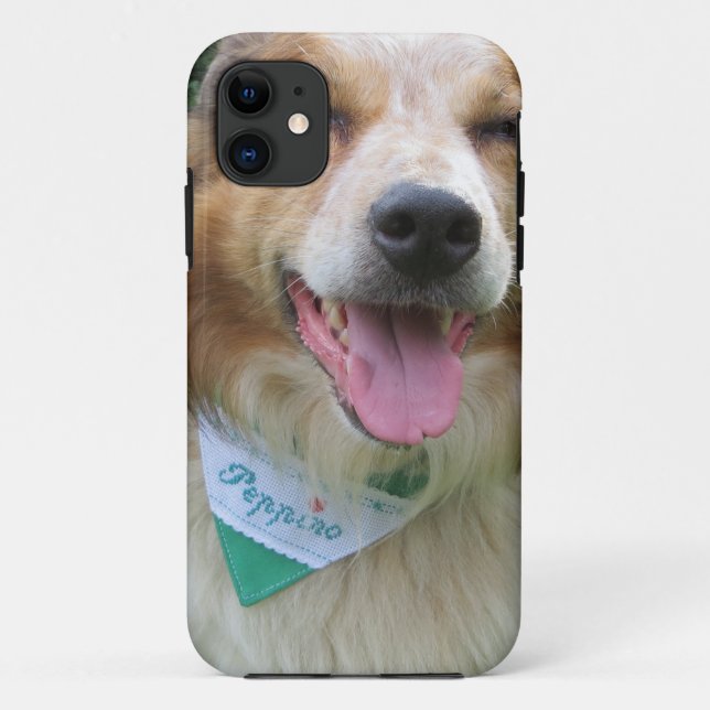Funda De Case-Mate Para iPhone mestizo de border collie (Reverso)