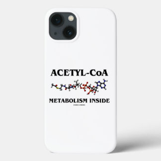 Funda Para iPhone 13 Metabolismo del Acetilo-CoA en la Molécula química