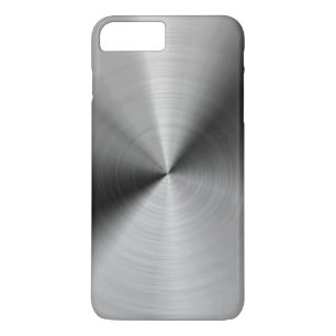 Funda Para iPhone 8 Plus/7 Plus Metal plateado cepillado