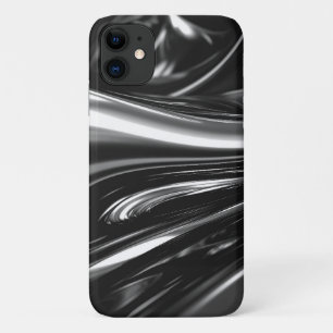 Funda Para iPhone 11 Metal plateado fluyente
