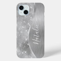 Metálico personalizado del Purpurina de plata Glam