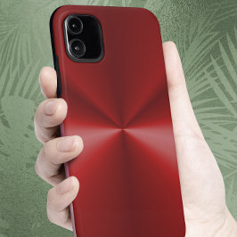Funda Para iPhone 11 Metálico Rojo