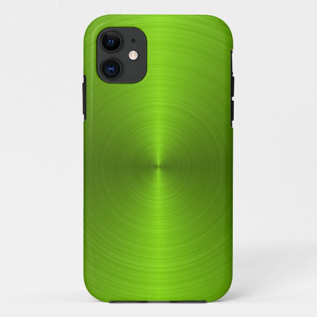 Funda De Case-Mate Para iPhone Metálico verde (Reverso)