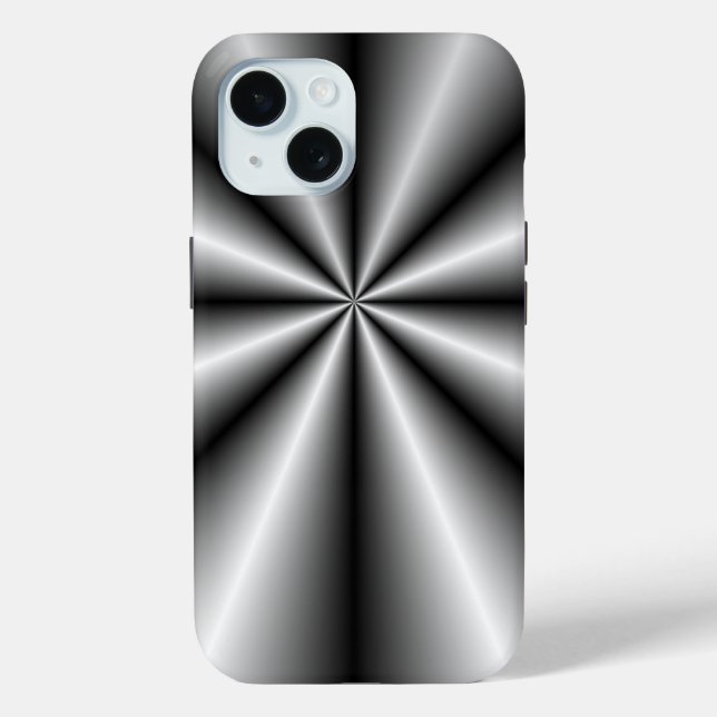 Funda De Case-Mate Para iPhone Metalizado: Arroz Metalizado cepillado (Reverso )