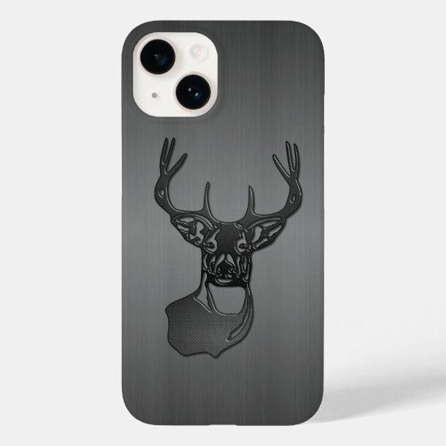 Funda De Case-Mate Para iPhone Metalizado cepillado - Cerveza blanca (Reverso )