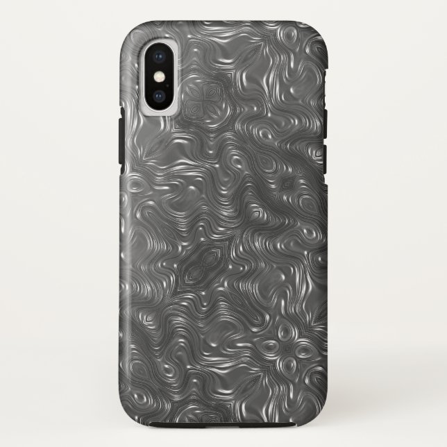 Funda De Case-Mate Para iPhone Metalizado de Swirling (Reverso)
