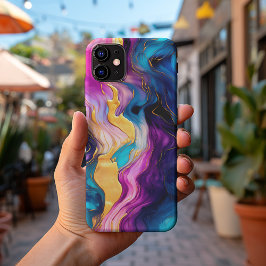 Funda Para iPhone 13 Pro Max Metalizado líquido de color vivo y elegante, Nº 12