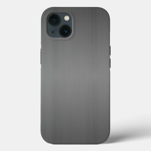 Funda De Case-Mate Para iPhone Metalizado: Metalizado cepillado oscuro (Reverso )
