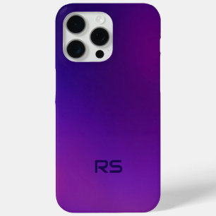 Funda Para iPhone 15 Pro Max Metamorfosis 1 Elegancia azul púrpura personalizad