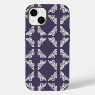 Funda Para iPhone 14 De Case-Mate Meteorita Morado Artes y Mariposas de artesanía