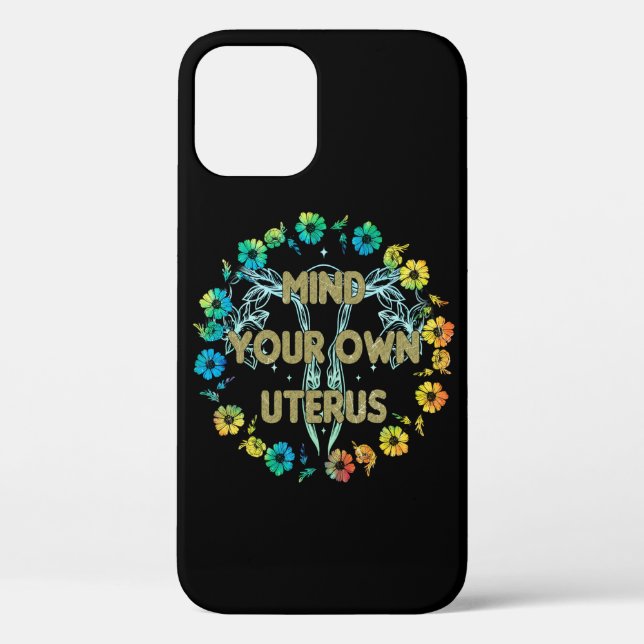 Funda De Case-Mate Para iPhone Métete En Su Propio Uterus (Reverso )