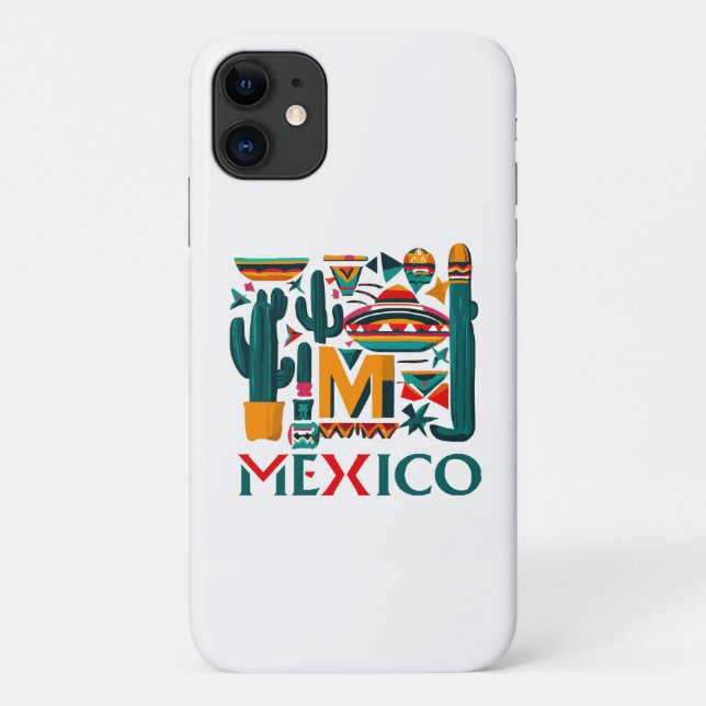 FUNDA DE Case-Mate PARA iPhone MÉXICO (Reverso)