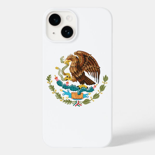 Funda De Case-Mate Para iPhone Mexico country coat arms symbol emblem flag eagle (Reverso )
