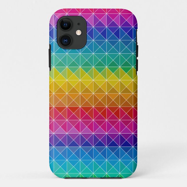 Funda De Case-Mate Para iPhone Mezcla arco iris (Reverso)