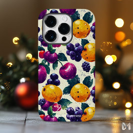 Funda Para iPhone 14 Pro De Case-Mate Mezcla Colorida de Frutas con Bayas y Cítricos Vib