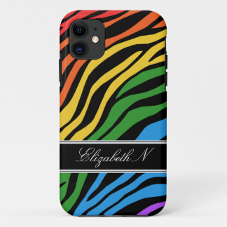 Mezcla de impresión Zebra Iris iPhone 5 Funda
