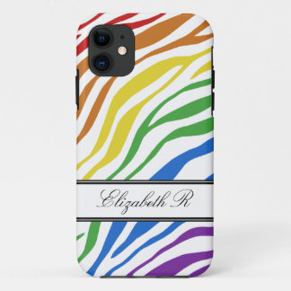 Mezcla de impresión Zebra Iris iPhone 5 Funda