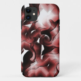 Funda Para iPhone 11 Mezcla de niebla parda y esculpida