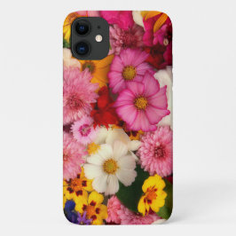 Funda Para iPhone 11 Mezcla decorativa de flores