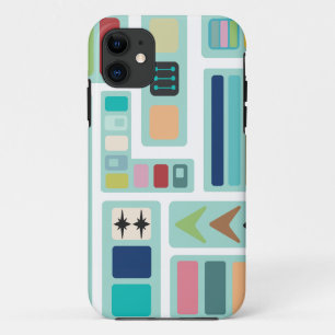 Funda Para iPhone 11 Mezcla moderna de mediados de siglo