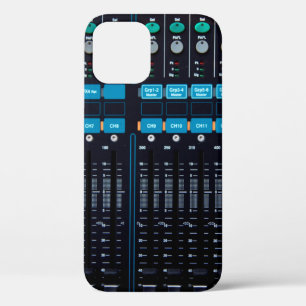 Funda Para iPhone 12 Mezclador de sonido de estudio, equipo de tecnolog