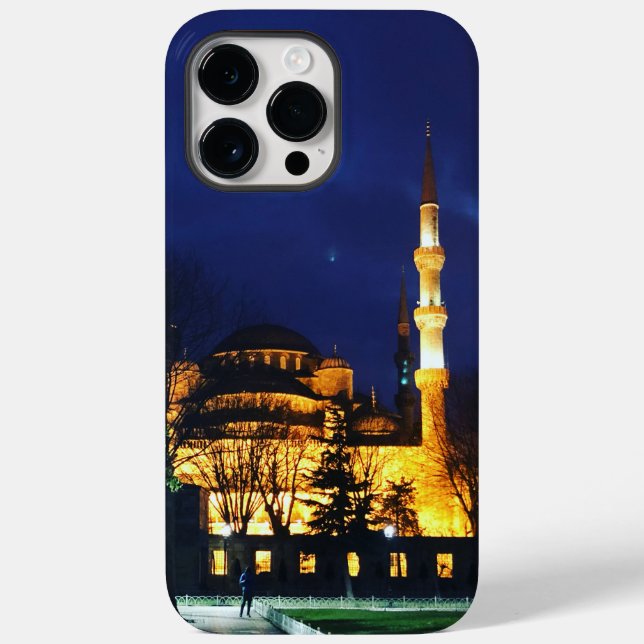 Funda De Case-Mate Para iPhone Mezquita Azul Estambul Turquía (Reverso )