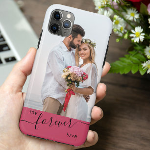 Funda Para iPhone 11 Pro Max Mi amor para siempre Foto de boda romántica en ros