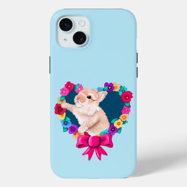 Funda De Case-Mate Para iPhone Mi Bunny Valentine (Reverso )
