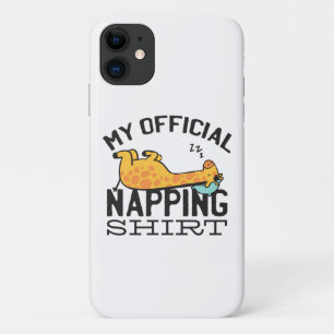 Funda Para iPhone 11 Mi camisa oficial de dormir la siesta - Giraffe pe