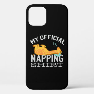 Funda Para iPhone 12 Mi camisa oficial de dormir la siesta - Giraffe pe