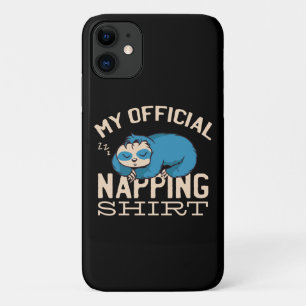 Funda Para iPhone 11 Mi camisa oficial para dormir la siesta, Lazy durm