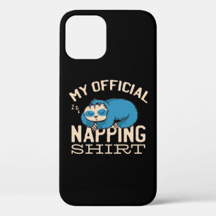 Funda Para iPhone 12 Mi camisa oficial para dormir la siesta, Lazy durm