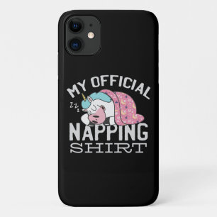 Funda Para iPhone 11 Mi camisa oficial para dormir la siesta - Unicorni